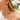 Delicate heart earring met zoetwaterparel en roze hartje