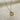 Gouden ketting met spiraal bedel