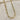 Lange gouden schakel ketting