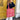Rustic rose bag rood met ritssluiting