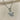 Schakelketting zilver bedel bloem