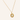 classy ketting met grote ovale bedel en steen