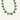 groene hart kralen ketting statement stainless steel