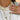 hartjes kralen ketting creme kleur