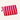 Achterkant brede strepen fel rood en roze