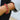 Armband goud elastiek rood grote ronde kralen