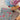 Bloemenprint laptophoes turquoise katoen gevoerd
