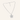 Classy necklace zilver stainless steel parels bloem charm