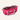 Duffle tas met grote rood roze strepen