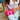 Cherry Stripe Toiletry Bag