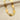 Gouden ketting met ovale rondjes