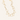 Gouden ketting met open hartjes