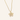 Ketting met grote parel bloem bedel rvs