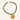 Ketting met grote ronde groene kralen en blad