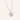 Ketting zilver met bloem bedel parels roestvrij staal