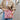 Laptophoes met strik roze oranje bloemenprint