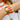 Oranje grote kralen armband kleurrijk zomer elastiek