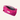Roze toilet tas makeup met witte details 