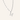 Schakel ketting met grote letter bedel zilver