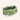groene travel bag met witte bloemen