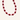 grote kralen ketting rood lichtroze berry mood statement