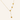 island flower necklace goud rvs