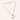ketting met grote ovalen bedel stainless steel lang