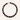 ketting zilver met hart kralen bruin stainless steel