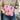 laptopcover katoen mauve rood kreeftprint