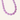 lila paars ovale kralen ketting goud chunky statement