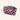 makeup tas roze bruin met ruitjes