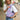 paars lila violet reversible shoulderbag bloemenprint handtas katoen