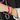 paars roze stainless steel armband met hartjes