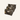 toilettas met luipaard print bruin pouch